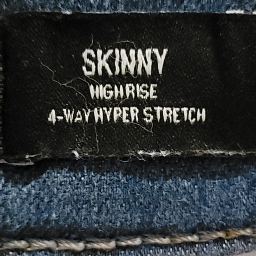 Express High Rise Hyper Stretch Denim Jeans - Picture 12 of 15